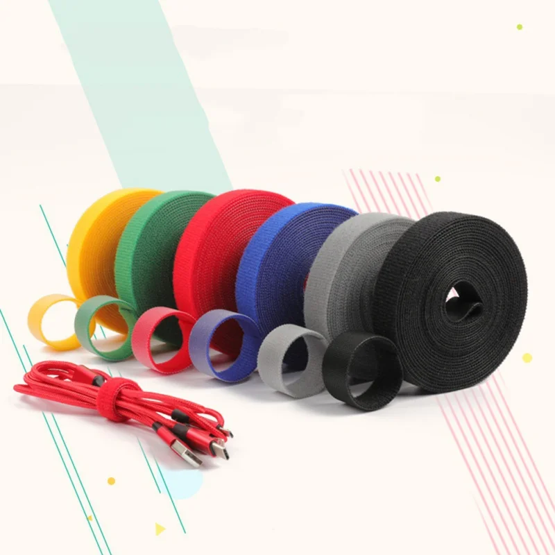 Cable Ties Computer Data Cable Strap Network Sticky Straps Cable Tie Colorful Hook And Loop Cable Tie 10mm*5m 15mm*5m
Cable Ties Computer Data Cable Strap Network Sticky Straps Cable Tie Colorful Hook And Loop Cable Tie 10mm*5m 15mm*5m