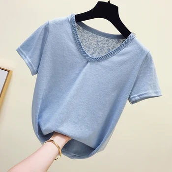 gkfnmt White Tshirt Women Tops Korea Style Summer V-Neck Female T-shirt Pink Tee Shirt Femme Short Sleeve Fashion 2019 clothes
gkfnmt White Tshirt Women Tops Korea Style Summer V-Neck Female T-shirt Pink Tee Shirt Femme Short Sleeve Fashion 2019 clothes