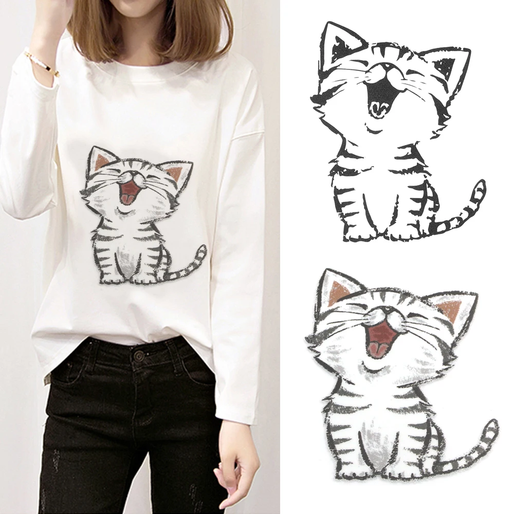 1Pc Hot Cute Cat Kitty Cartoon Iron Patches T-shirt Dresses Decoration Heat Transfer Stickers Print On Clothes A-level Washable
1Pc Hot Cute Cat Kitty Cartoon Iron Patches T-shirt Dresses Decoration Heat Transfer Stickers Print On Clothes A-level Washable