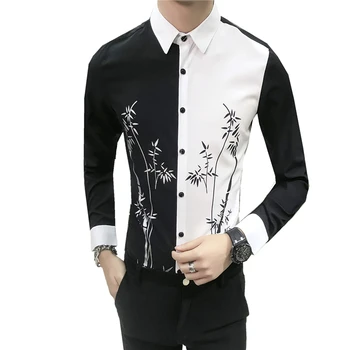Nightclub Flower Shirt men Asia size S M L XL XXL XXXL Fashion Casual Panel mens Shirts Slim Comfortable men shirt
Nightclub Flower Shirt men Asia size S M L XL XXL XXXL Fashion Casual Panel mens Shirts Slim Comfortable men shirt