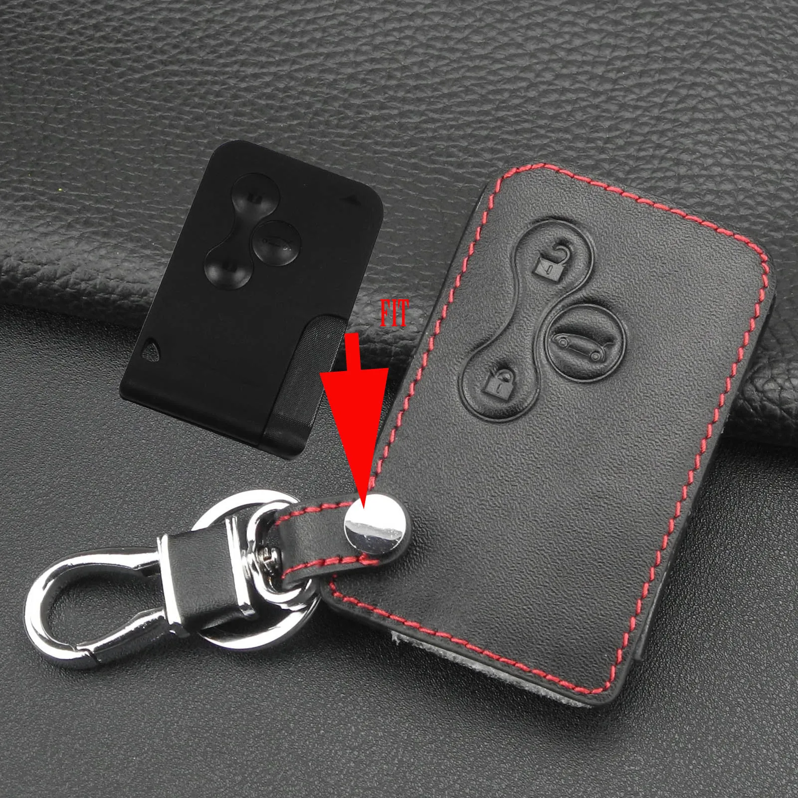 jingyuqin Car Key Case for Renault Megane R.S. Scenic 3 Buttons Leather Car Key Case Cover Holder Styling
jingyuqin Car Key Case for Renault Megane R.S. Scenic 3 Buttons Leather Car Key Case Cover Holder Styling