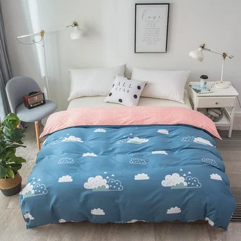 1Pcs cloud Duvet Cover Plaid Stripes Quilt Cover Skin Care Cotton Bedclothes 160*210cm/180*220cm/200*230cm/220*240cm Size
1Pcs cloud Duvet Cover Plaid Stripes Quilt Cover Skin Care Cotton Bedclothes 160*210cm/180*220cm/200*230cm/220*240cm Size