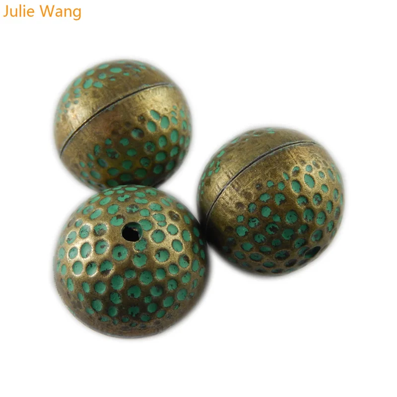 Julie Wang 5pcs Zinc Alloy 23mm Antique Green Openable Ball Charms Pendants Jewellry Making Necklace Finding DIY Accessory
Julie Wang 5pcs Zinc Alloy 23mm Antique Green Openable Ball Charms Pendants Jewellry Making Necklace Finding DIY Accessory