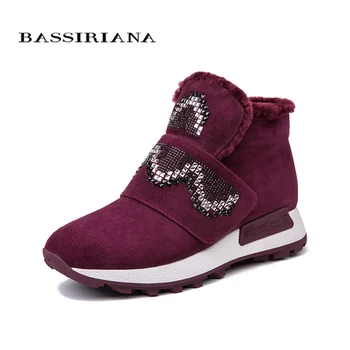 BASSIRIANA - genuine suede leather ankle boots winter new flats shoes for women, russian sizes 35-40 free shipping
BASSIRIANA - genuine suede leather ankle boots winter new flats shoes for women, russian sizes 35-40 free shipping