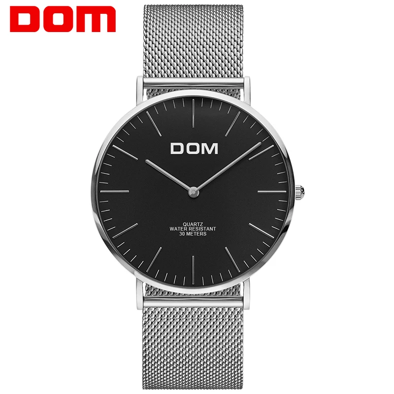Men Watch DOM Quartz Stainless Steel Fashion Waterproof Wristwatch Hot Brand watch Casual ultra thin clock male Reloj M-36D-1M
Men Watch DOM Quartz Stainless Steel Fashion Waterproof Wristwatch Hot Brand watch Casual ultra thin clock male Reloj M-36D-1M
