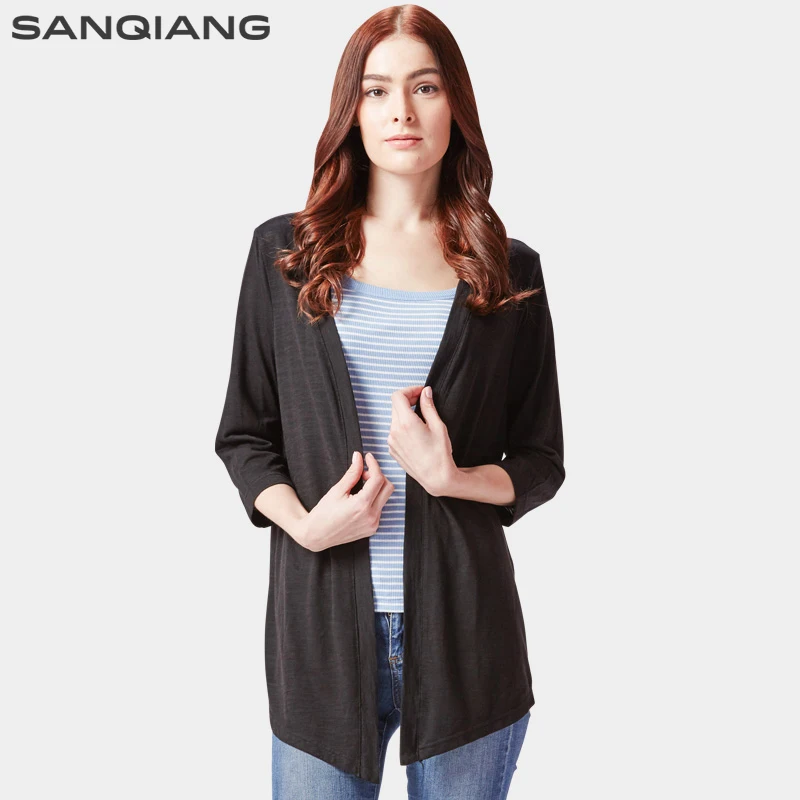 SANQIANG Ladies Sweater Cardigan Loose Thin Solid Long Paragraph Open Front Sweater Conditioning Outerwear Spring Autumn Draped
SANQIANG Ladies Sweater Cardigan Loose Thin Solid Long Paragraph Open Front Sweater Conditioning Outerwear Spring Autumn Draped
