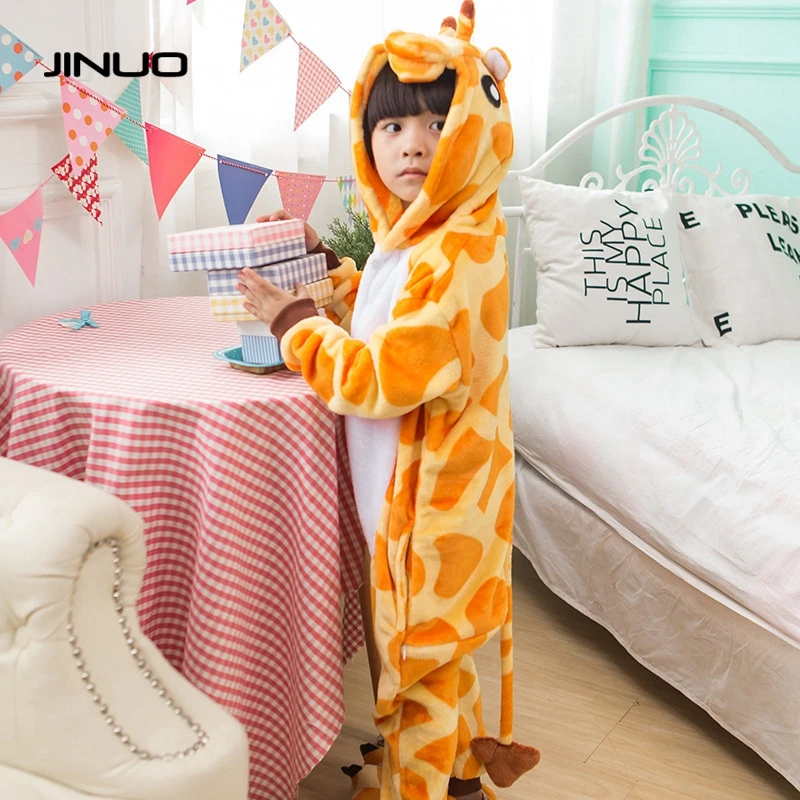Features Party Dress Fall and Winter Flannel Thicker Cute Giraffe Cartoon Animals Siamese Pajamas
Features Party Dress Fall and Winter Flannel Thicker Cute Giraffe Cartoon Animals Siamese Pajamas