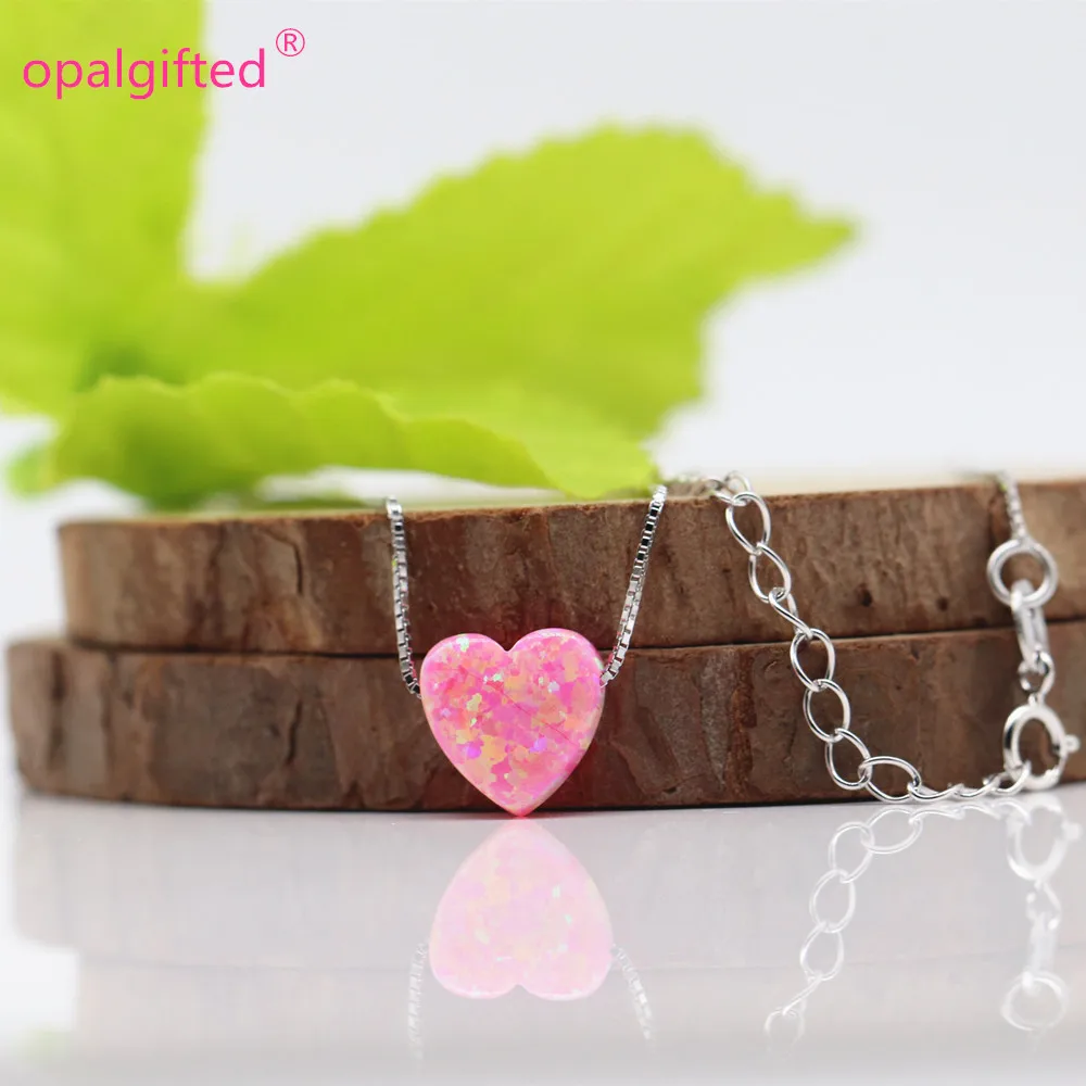 (1pc/lot)Free shipping light Pink 10mm Heart Opal Pendant Necklace For Women Synthetic pink Opal Heart Necklace with 925 silver
(1pc/lot)Free shipping light Pink 10mm Heart Opal Pendant Necklace For Women Synthetic pink Opal Heart Necklace with 925 silver
