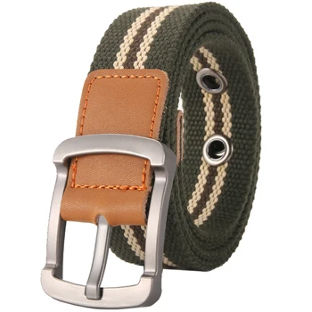 2019 fashion new men's casual boutique canvas pin buckle belt / Men's tooling belt
2019 fashion new men's casual boutique canvas pin buckle belt / Men's tooling belt