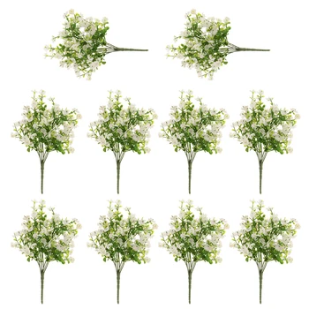 10Pcs Artificial Silk Plastic Gypsophila Babys Breath Flower Plant Home Wedding Floral Decor
10Pcs Artificial Silk Plastic Gypsophila Babys Breath Flower Plant Home Wedding Floral Decor