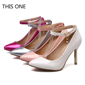 Hot Fashion Buckle Crystals Bling Pumps Women Elegant Thin High Heels Point toe Party Wedding Shoes White Pink Rose Red Silver
Hot Fashion Buckle Crystals Bling Pumps Women Elegant Thin High Heels Point toe Party Wedding Shoes White Pink Rose Red Silver