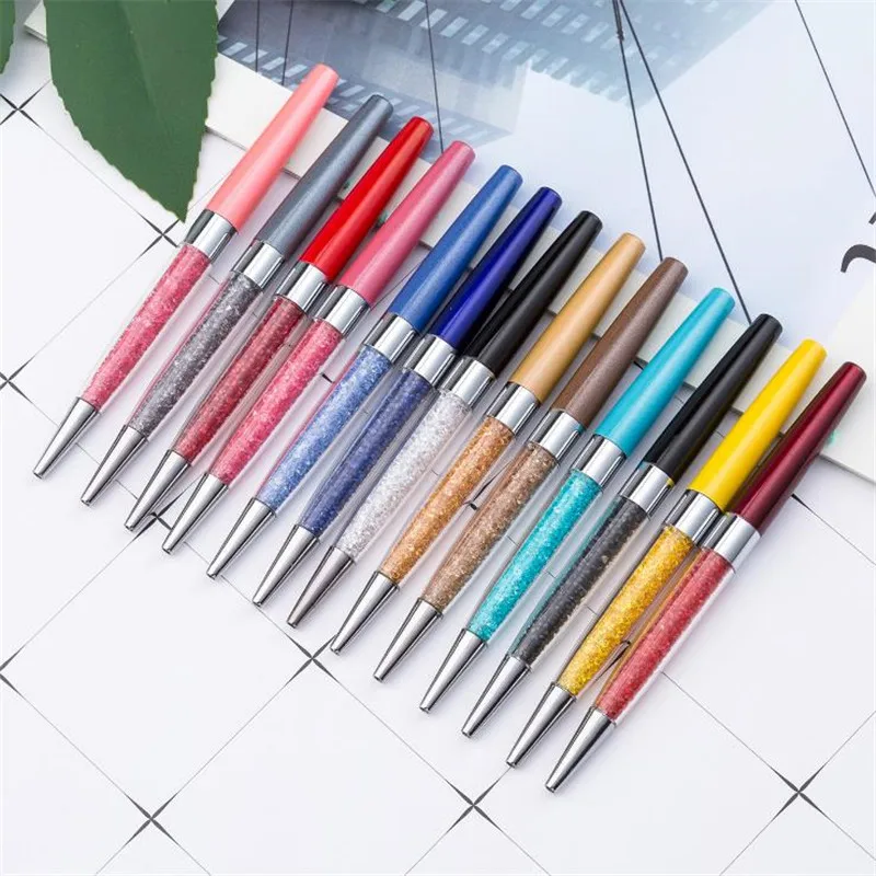 fashion Office student stationery flat top diamond crystal metal ballpoint pen A100
fashion Office student stationery flat top diamond crystal metal ballpoint pen A100
