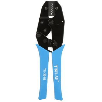 Big sales TNI-U TU-301E High Quality Locking Ratchet Crimping Press Pliers Crimper Clamps Tools for Terminal 22~12AWG
Big sales TNI-U TU-301E High Quality Locking Ratchet Crimping Press Pliers Crimper Clamps Tools for Terminal 22~12AWG