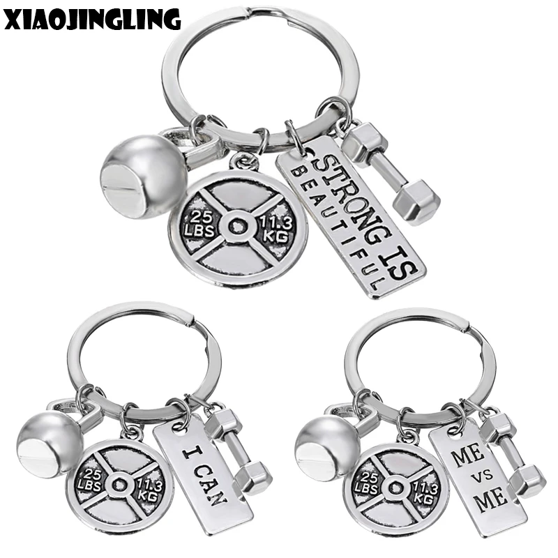 XIAOJINGLING 3 Style Keychain Creative Gym Key Chain Fashion Personality Keyring Jewelry For Women Men Boyfriend Gift Accessory
XIAOJINGLING 3 Style Keychain Creative Gym Key Chain Fashion Personality Keyring Jewelry For Women Men Boyfriend Gift Accessory