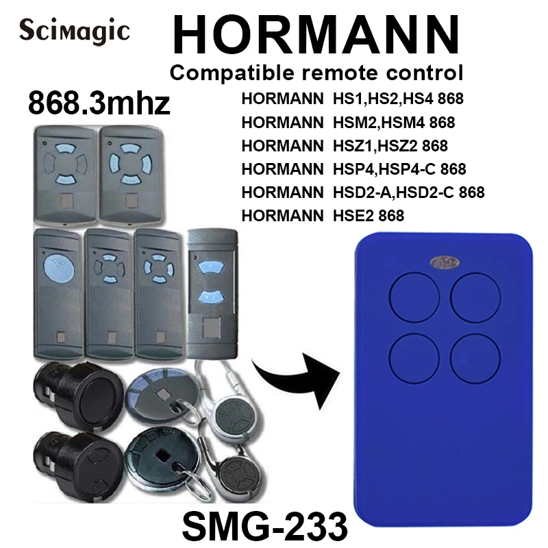 Hormann hsz2 hsp4 hsd2 hse2 hsm2 hsm4 868mhz universal remote control replacement transmitter
Hormann hsz2 hsp4 hsd2 hse2 hsm2 hsm4 868mhz universal remote control replacement transmitter