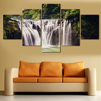 HD Frame Home Decor Canvas Painting Poster Wall 5 Panel Mountain And Waterfall Scenery Modern Art Living Room Printed Pictures
HD Frame Home Decor Canvas Painting Poster Wall 5 Panel Mountain And Waterfall Scenery Modern Art Living Room Printed Pictures