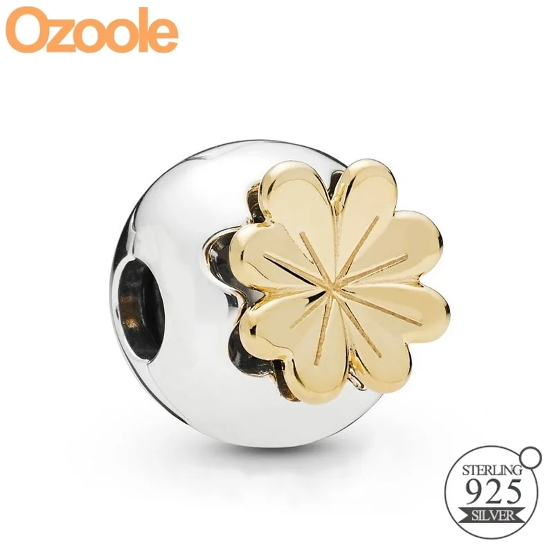 2019 New Authentic 925 Sterling Silver Gold Shining Clover Stopper Clip Charm Bead Fit European Original Bracelet Women Jewelry
2019 New Authentic 925 Sterling Silver Gold Shining Clover Stopper Clip Charm Bead Fit European Original Bracelet Women Jewelry
