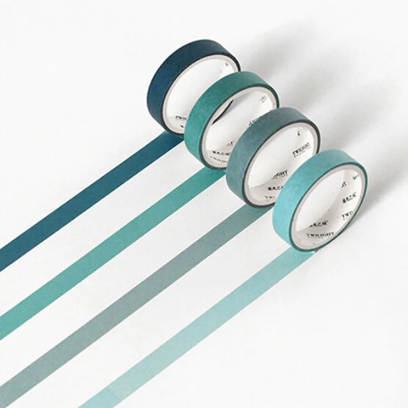 4pcs/lot Fall Basic Color Rainbow Masking Washi Tape Set Crafts and Scrapbooking Paper Decor Japanese Stationery Office Supplies
4pcs/lot Fall Basic Color Rainbow Masking Washi Tape Set Crafts and Scrapbooking Paper Decor Japanese Stationery Office Supplies
