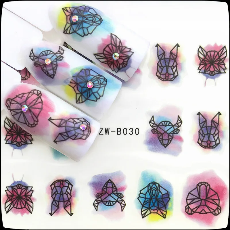 2Sheets Watercolor Animals Nail Art Sticker 3d Lions Ox Water Decals Painting Lines Nailart Diy Kawaii Draw Colorful Decoration
2Sheets Watercolor Animals Nail Art Sticker 3d Lions Ox Water Decals Painting Lines Nailart Diy Kawaii Draw Colorful Decoration