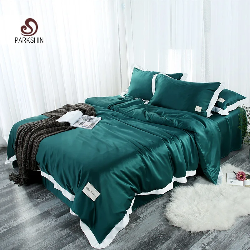 ParkShin Luxury Euro Bedding Set 100% Silk Comforter Duvet Cover Silky Bedspread Bed Sheet Set Queen King Adult Bed Linen Set
ParkShin Luxury Euro Bedding Set 100% Silk Comforter Duvet Cover Silky Bedspread Bed Sheet Set Queen King Adult Bed Linen Set