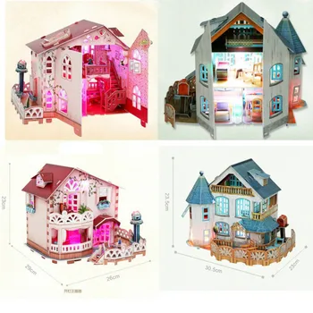 3D Puzzle Paper Model DIY Children Toys Lighting Hut Holiday Villa Idyllic Villa P634 P635 Gift For Children 2 Types Avaliable
3D Puzzle Paper Model DIY Children Toys Lighting Hut Holiday Villa Idyllic Villa P634 P635 Gift For Children 2 Types Avaliable