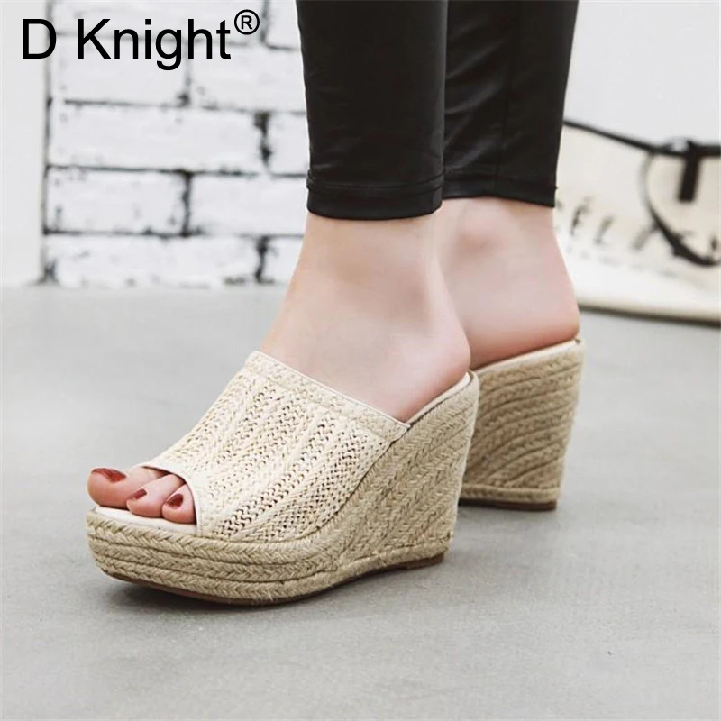 Big Size 34-43 Platform Slippers Women OpenToe Wedges Sandals Ladies Summer High Heel Espadrilles Shoes Flip Flops Zapatos Mujer
Big Size 34-43 Platform Slippers Women OpenToe Wedges Sandals Ladies Summer High Heel Espadrilles Shoes Flip Flops Zapatos Mujer