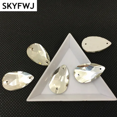 Crystal Clear Teardrop Sew on Rehinestones Droplet Sewing Glass Crystals 7x12mm 11x18mm 13x22mm 16x25mm 17x28mm 22x38mm 10x14mm
Crystal Clear Teardrop Sew on Rehinestones Droplet Sewing Glass Crystals 7x12mm 11x18mm 13x22mm 16x25mm 17x28mm 22x38mm 10x14mm