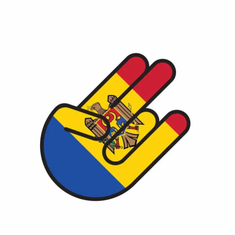 8.2CM*12.4CM Creative Moldova Flag Shocker Car Sticker Reflective Decal Accessories 6-1043
8.2CM*12.4CM Creative Moldova Flag Shocker Car Sticker Reflective Decal Accessories 6-1043