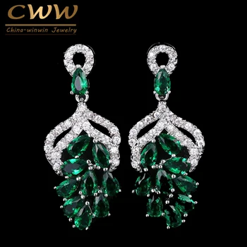 Handmade Luxury Big Dropping Grape Flower Shaped Micro Pave Royal Blue Green Cubic Zircon Stones Earrings for Women CZ142
Handmade Luxury Big Dropping Grape Flower Shaped Micro Pave Royal Blue Green Cubic Zircon Stones Earrings for Women CZ142