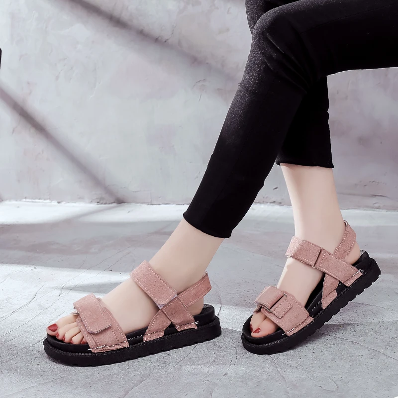 2019 Summer Sandals Women Platform Flats Ankle Strap Solid Breathable Creepers Lady Daily Casual sandalias mujer A00208
2019 Summer Sandals Women Platform Flats Ankle Strap Solid Breathable Creepers Lady Daily Casual sandalias mujer A00208