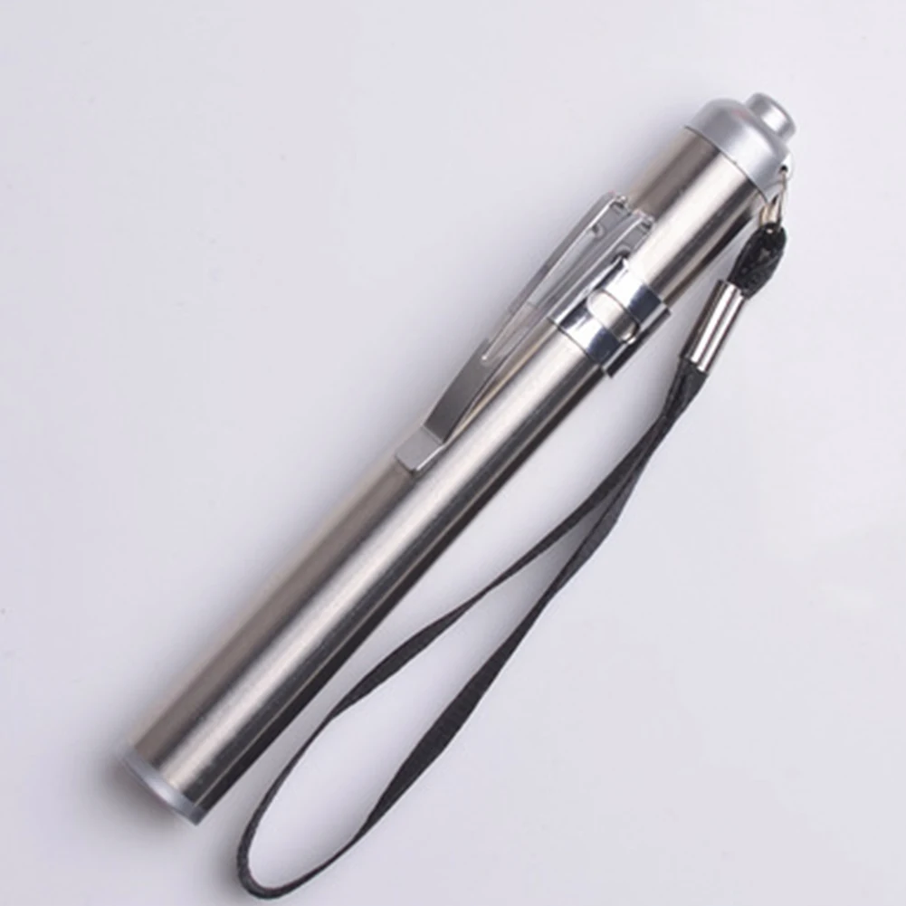 KKOP Mini Handheld Flashlight Torch Stainless Steel Reusable LED Penlight Flashlight Pen Torch
KKOP Mini Handheld Flashlight Torch Stainless Steel Reusable LED Penlight Flashlight Pen Torch