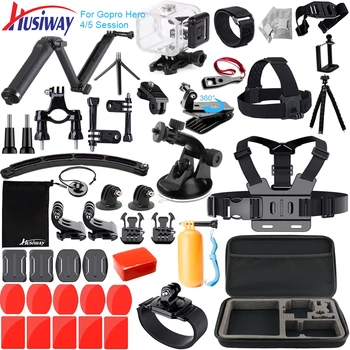 Husiway for Gopro Hero 5/4 Session Accessories Kit Waterproof Housing Case Set 57A
Husiway for Gopro Hero 5/4 Session Accessories Kit Waterproof Housing Case Set 57A