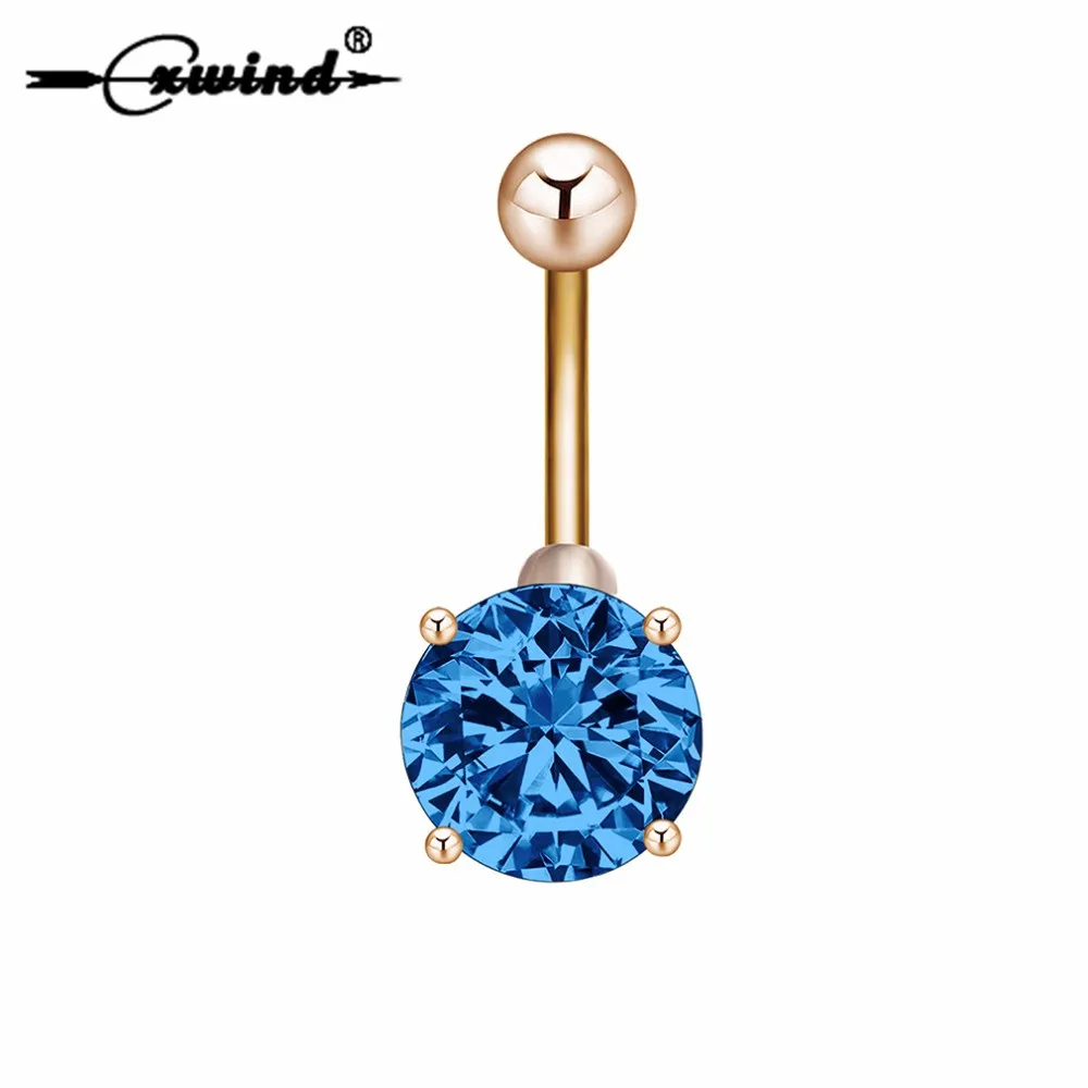 Cxwind Gold Color Belly Button Navel Rings Body Piercing Red/Blue/Green/Dark Blue AAA Zircon Style Crystal Body Ring Jewelry
Cxwind Gold Color Belly Button Navel Rings Body Piercing Red/Blue/Green/Dark Blue AAA Zircon Style Crystal Body Ring Jewelry
