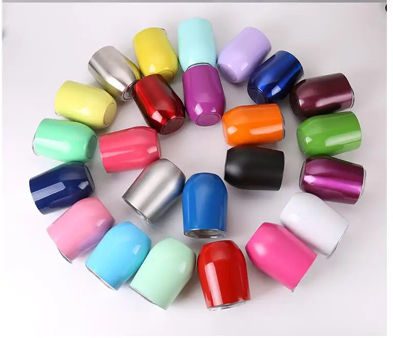 wholesale 50 pcs 9OZ Stainless Steel Powder Coated Egg Shaped Mug Cup Beer Wine Coffee Glass Thermos Cup Drinkware Mugs With Lid
wholesale 50 pcs 9OZ Stainless Steel Powder Coated Egg Shaped Mug Cup Beer Wine Coffee Glass Thermos Cup Drinkware Mugs With Lid