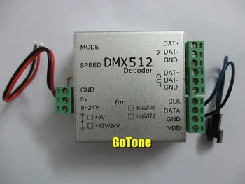 Mini Order WS2811 DC5V SPI Converter DMX Decoder 512 CH Max1024 Pixels Controller
Mini Order WS2811 DC5V SPI Converter DMX Decoder 512 CH Max1024 Pixels Controller
