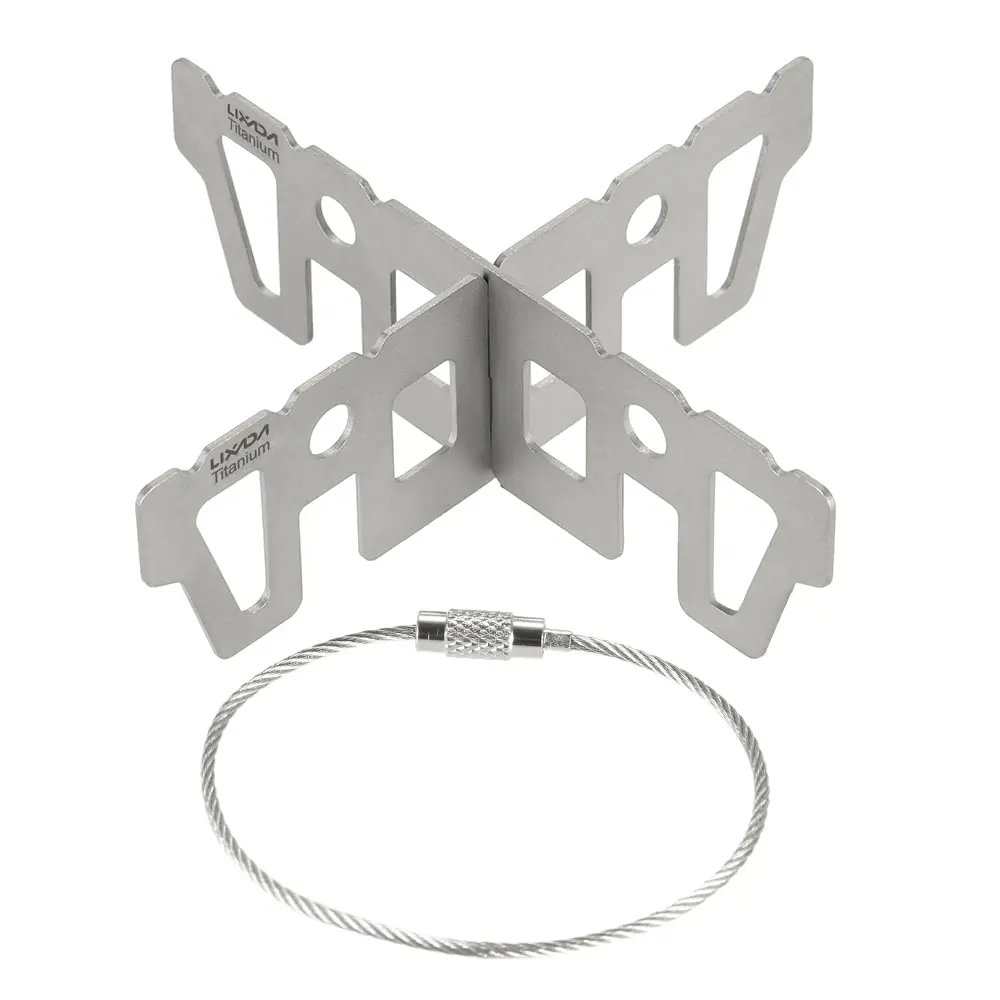 # Lixada Outdoor Camping Titanium Alcohol Stove Rack Outdoor Stand Support Rack Stove Rack Cross Stand Support
# Lixada Outdoor Camping Titanium Alcohol Stove Rack Outdoor Stand Support Rack Stove Rack Cross Stand Support