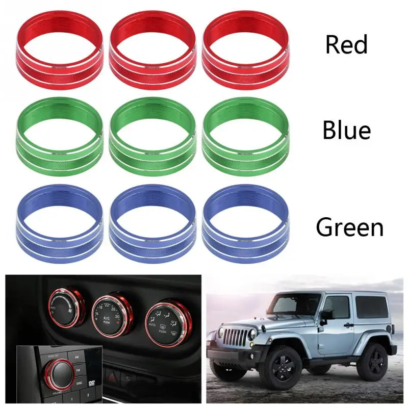 3pcs Car Accessories Air Conditioning Button Cover Decorative Twist Switch Trim for Jeep Wrangler JK JKU 2011-2018
3pcs Car Accessories Air Conditioning Button Cover Decorative Twist Switch Trim for Jeep Wrangler JK JKU 2011-2018