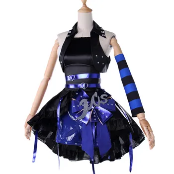 LoveLive! cosplay Anime Cartoon Halloween cos Sonoda Umi cosplay Lolita Gothic black dress set costume
LoveLive! cosplay Anime Cartoon Halloween cos Sonoda Umi cosplay Lolita Gothic black dress set costume