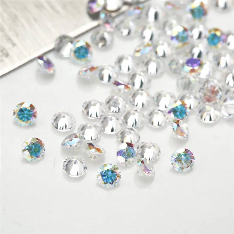 Size 1mm~10mm Multicolor Cubic Zirconia Stone Loose Round Shape Plating AB Color CZ Synthetic Gems Zircon
Size 1mm~10mm Multicolor Cubic Zirconia Stone Loose Round Shape Plating AB Color CZ Synthetic Gems Zircon