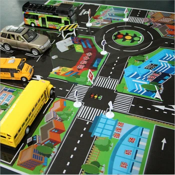 Children's Play Mat Carpet for Baby Thick Town City Traffic Baby Crawling mat PVC Climbing Pad Green Road 70 * 70CM
Children's Play Mat Carpet for Baby Thick Town City Traffic Baby Crawling mat PVC Climbing Pad Green Road 70 * 70CM