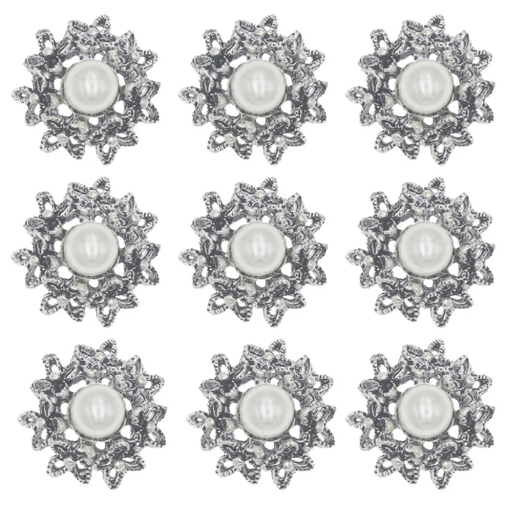 New 10pcs 23mm Round Antique Silver Metal Buttons Diamante Rhinestone Pearl Button Diy For Wedding Decoratio Sewing Clothing
New 10pcs 23mm Round Antique Silver Metal Buttons Diamante Rhinestone Pearl Button Diy For Wedding Decoratio Sewing Clothing