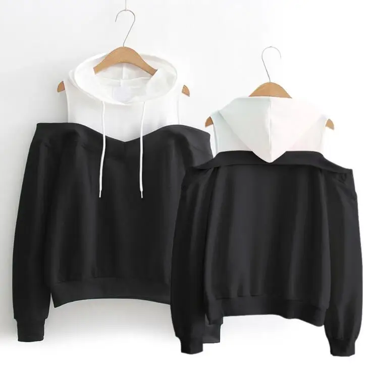 2019 New Hoodies Women Fashion Hip Hop Casual White/Black Harajuku Hoody Long-sleeved Shoulder Sweatshirts Free Shipping
2019 New Hoodies Women Fashion Hip Hop Casual White/Black Harajuku Hoody Long-sleeved Shoulder Sweatshirts Free Shipping
