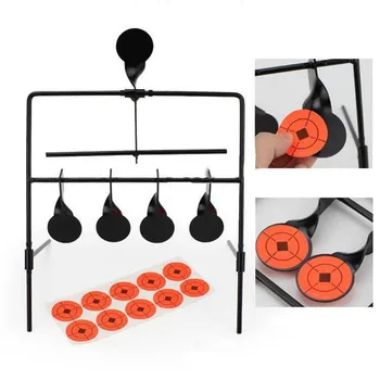 New 5-Plate Reset Shooting Target Tactical Metal Steel Slingshot BB Airsoft Paintball Archery Hunting for Outdoor&Indoor
New 5-Plate Reset Shooting Target Tactical Metal Steel Slingshot BB Airsoft Paintball Archery Hunting for Outdoor&Indoor