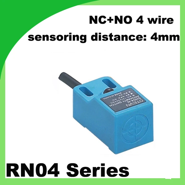 4-wire NO+NC RN04 Square type inductance switch detection distance 4mm proximity switch
4-wire NO+NC RN04 Square type inductance switch detection distance 4mm proximity switch