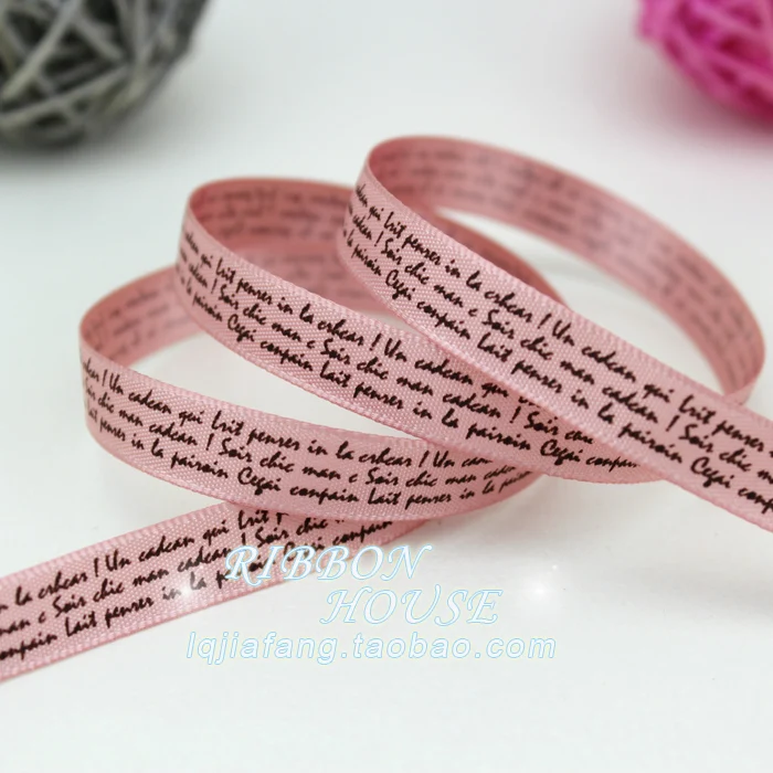 Hot sale 10MM letter printing Satin Grosgrain Ribbon Bow Craft Wedding party Decoration DIY Supplies packaging accessories 2 M
Hot sale 10MM letter printing Satin Grosgrain Ribbon Bow Craft Wedding party Decoration DIY Supplies packaging accessories 2 M