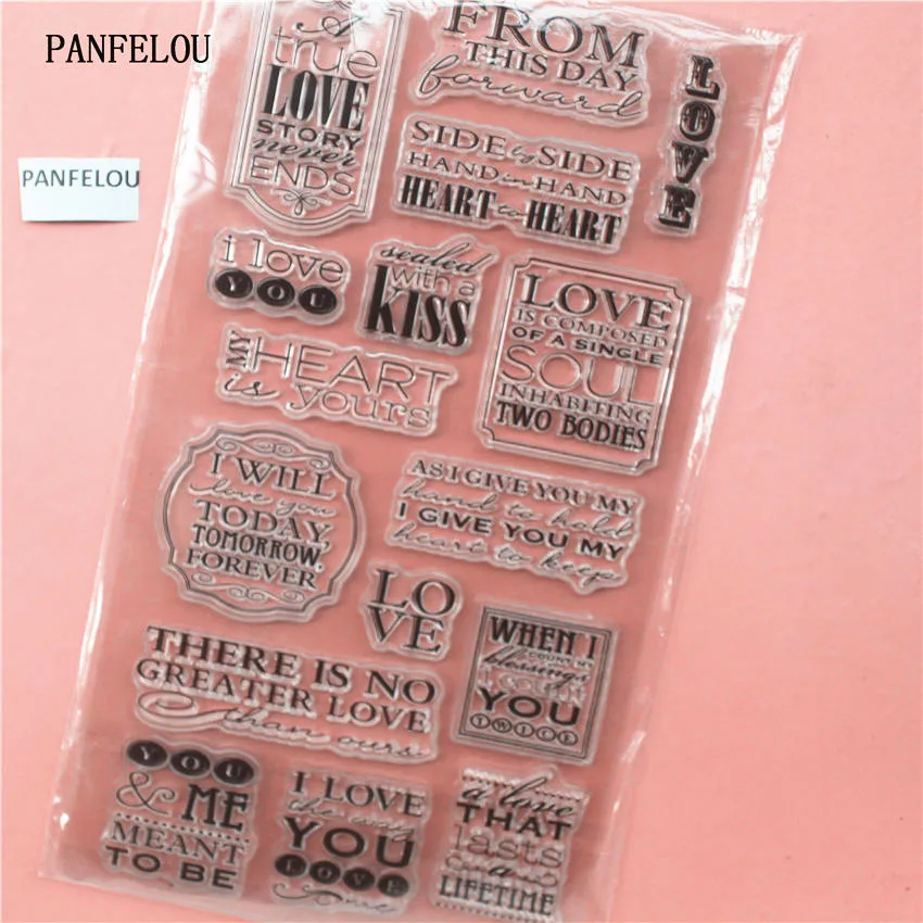 PANFELOU Text combination Transparent Clear Silicone Stamp/Seal for DIY scrapbooking/photo album Decorative clear stamp sheets
PANFELOU Text combination Transparent Clear Silicone Stamp/Seal for DIY scrapbooking/photo album Decorative clear stamp sheets