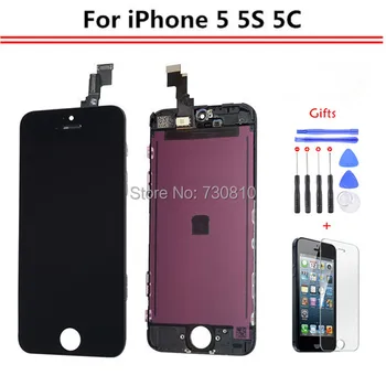 Elekworld AAA Quality No Dead Pixel Pantalla For iPhone 5 5s 5c LCD Display Screen