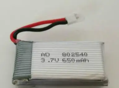 Free shipping 802540 3.7v 650mah 20C high rate polymer lithium ion rechargeable battery li-po for aircraft drone RC plane
Free shipping 802540 3.7v 650mah 20C high rate polymer lithium ion rechargeable battery li-po for aircraft drone RC plane