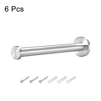 Uxcell 6pcs Length 53mm 74mm 152mm 205mm Wall Mounted Hook Silver Tone Stainless Steel Robe Hooks Single High Quality
Uxcell 6pcs Length 53mm 74mm 152mm 205mm Wall Mounted Hook Silver Tone Stainless Steel Robe Hooks Single High Quality