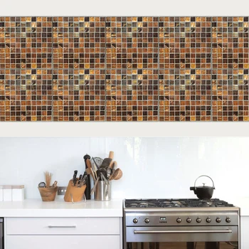 Furniture Bathroom Mosaic Tile Sticker Pattern Wallpaper PVC Waterproof Self adhesive Wall Decal Home Decor
Furniture Bathroom Mosaic Tile Sticker Pattern Wallpaper PVC Waterproof Self adhesive Wall Decal Home Decor